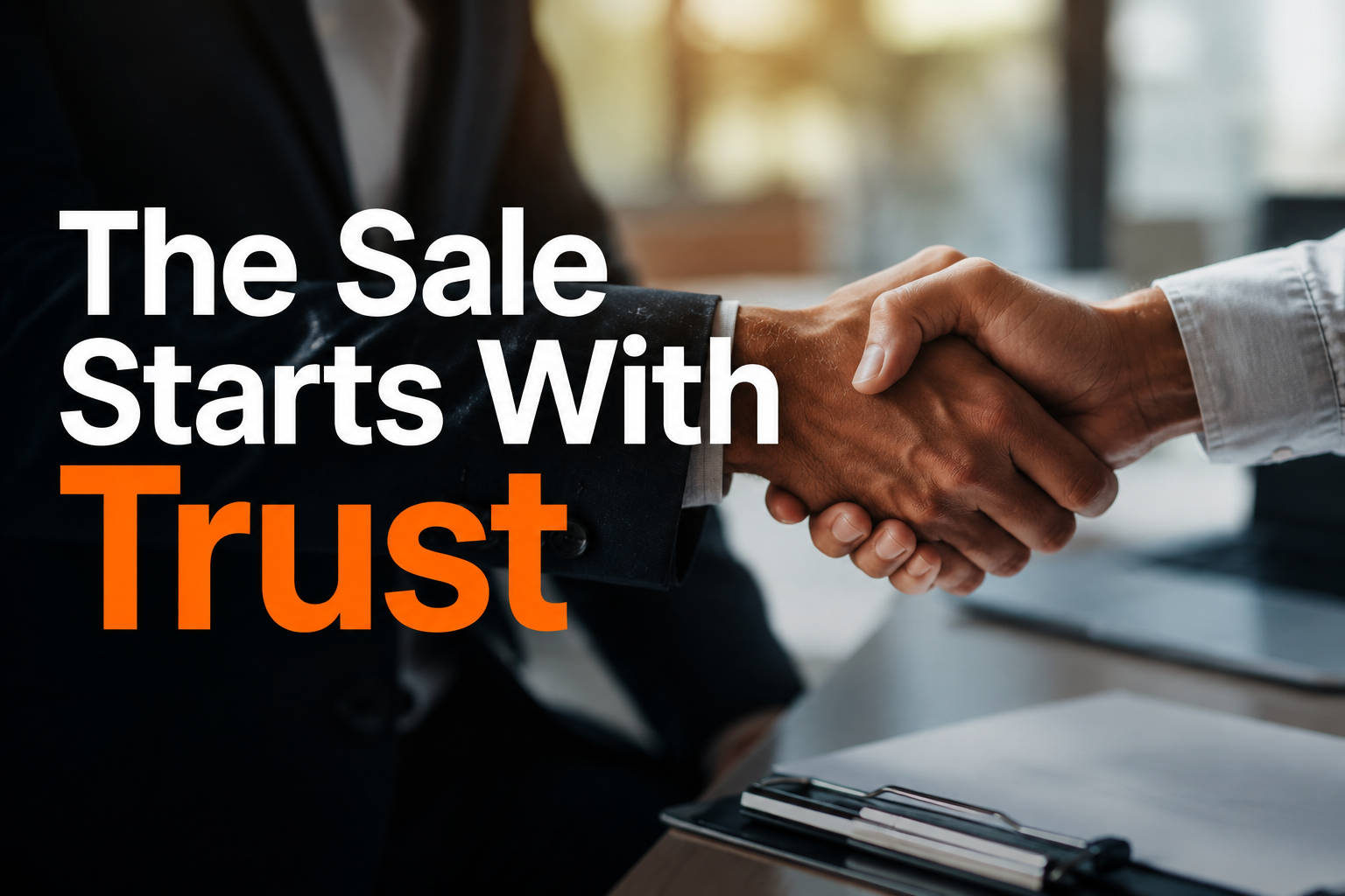 Build Trust And You’ll Never Lose The Sale