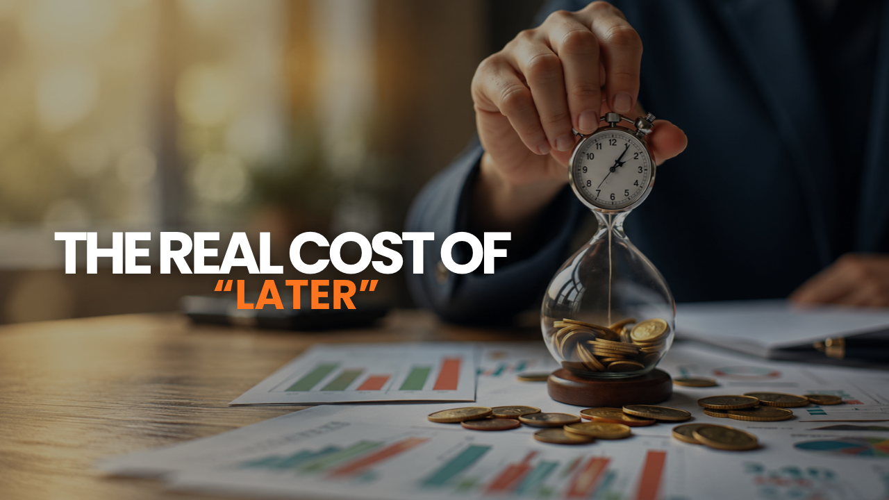 The Most Expensive Word in Business Is “Later”